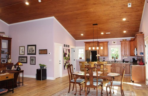 Coats Casa | Peaceful Studio Style Home with Accessible Features, Wood Burning Fireplace