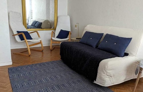 Luc-sur-Mer Apartamento | 2 minutes walk from the beach, F2 in mezannine
