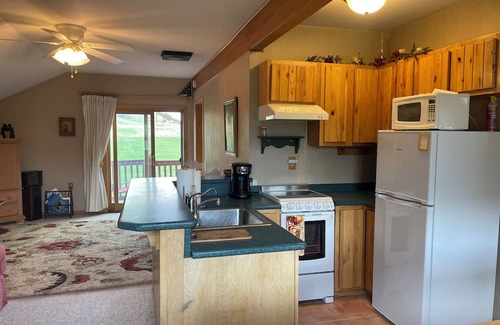Bozeman Apartamento | Views, views, views! Cute apartment for 2! It is as if you are in a fire tower!