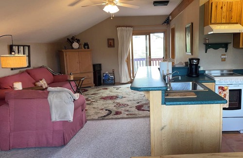 Bozeman Apartamento | Views, views, views! Cute apartment for 2! It is as if you are in a fire tower!