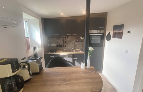 Langenhorn Apartamento | Quiet vacation apartment in the village, close to the North Sea and Denmark.