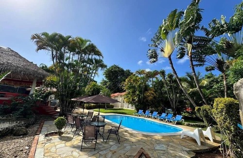 Sosua Apartamento | Playa a 5m|Piscina|WIFI|Confortable|AC|Tropical