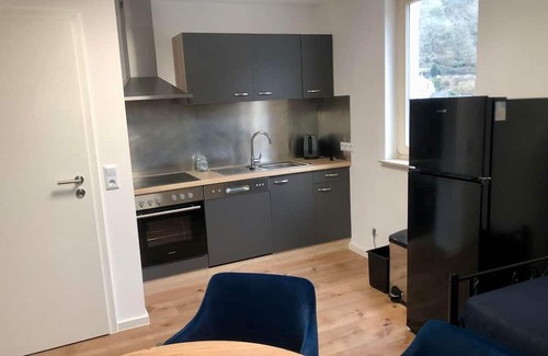 Neuerburg Apartamento | Fewo Südeifel - apartment/apartment, shower, WC, 1 bedroom