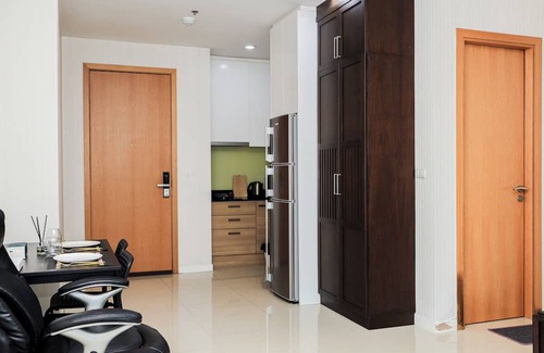 Makkasan Apartamento | 1 BR Luxury condo Pool, gym and sauna with fitness room, WiFi