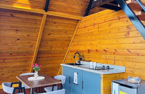 Azua Cabina | Alpine Cabin with Stunning Ocean View