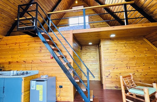 Azua Cabina | Alpine Cabin with Stunning Ocean View