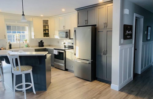 Georgetown Casa | Eastern PEI - Georgetown home with huge deck and beach within walking distance.
