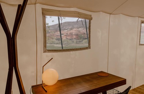 Cortez Cabina | Private Canyon Glamp - 2 Lux Tents + Views + Bath