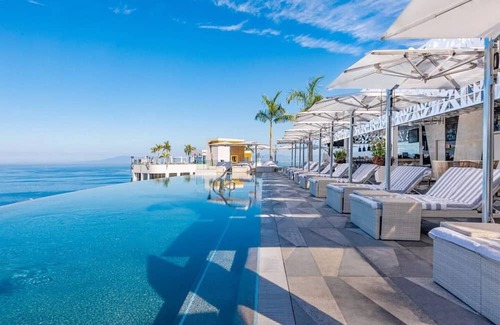 Zona sur Apartamento | Mousai Puerto Vallarta:5-Diamond Ocean View 2 Bedroom Suite