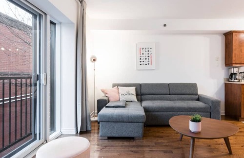 Hochelaga Apartamento | Charming & Cozy Loft with Rooftop Access & AC