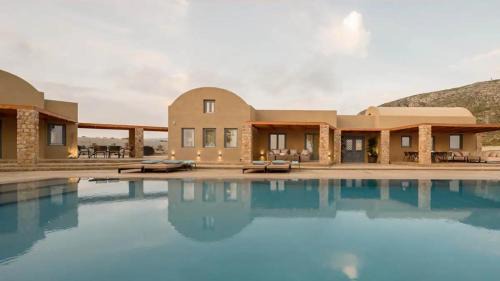 Vlychada Casa | Villa Fragrant olive trees Exclusive 12guests