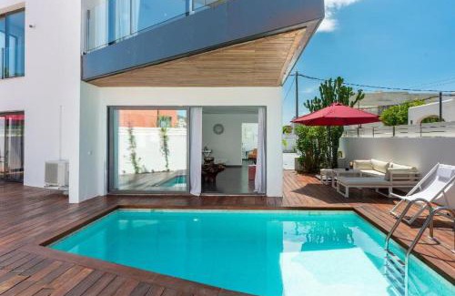 Ciudad de Ibiza Cama Y Desayuno | Ático de 2 plantas con piscina privada - Estancia de lujo cerca de Port BnB