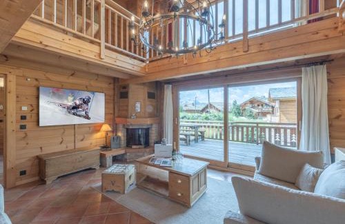 Bergers Chalet De Esquí | Grand chalet 178m² au pied des pistes avec hammam et salle de jeux - FR-1-645-74
