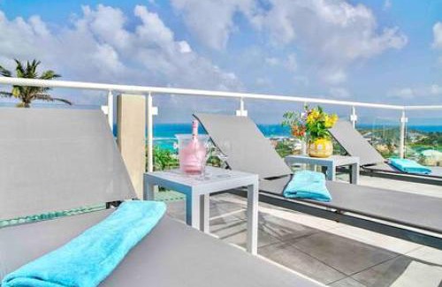 Oyster Pond Casa | V4 Magical view of the ocean and Saint Barth