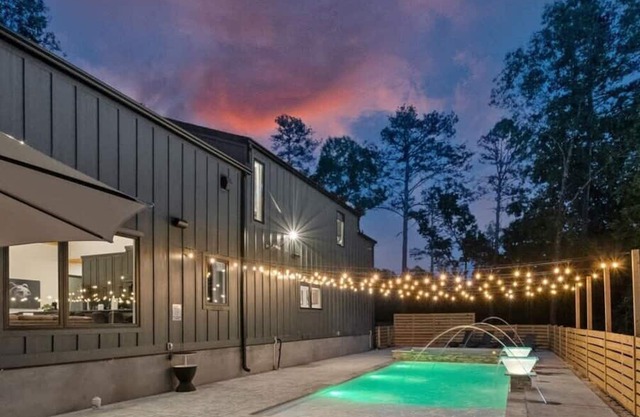 Arkansas Luxe Forest Haven: Pool, Cinema & More!