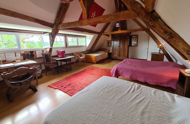 Amplia habitación tranquila con vistas, wifi y estacionamiento - Le Pêchereau