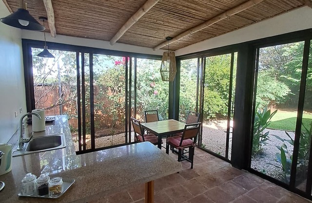 Mono confortable studio with separated kitchen and bedroom.