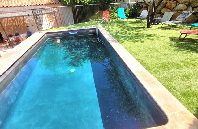 single-storey villa with private south-facing pool