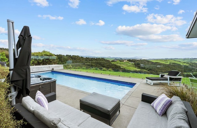 Exclusive home with uninterrupted views of the Hen & Chicks, set in Native Bush