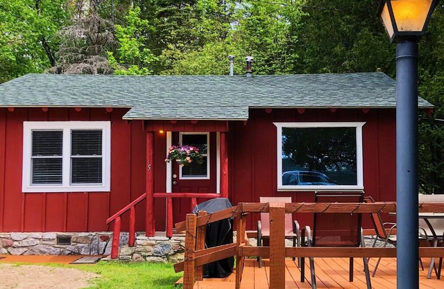 Updated Rustic Cabin #5 at Twin Cedars on Frenchman Lake in Trout Lake, MI