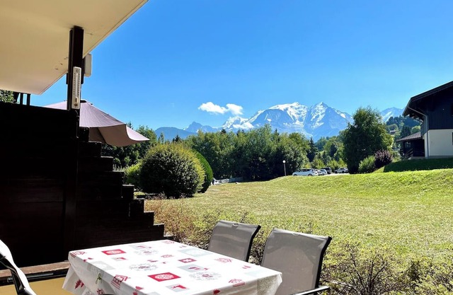 Studio with Mont Blanc view, ideal for 4 people