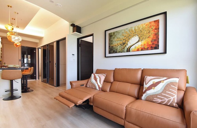 Spacious 3-bedroom apartment with WiFi, fitness room in New Taipei City