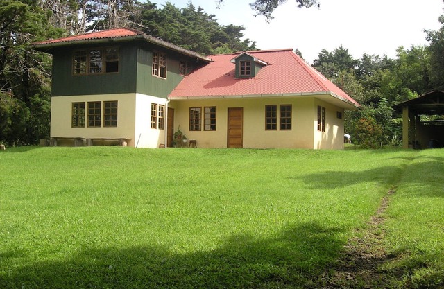farm with house and camping