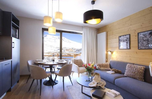 Wifi, sauna, hammam, balcony, tv, ski locker, 32m², Alpe d'Huez