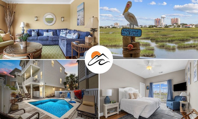 North Myrtle Beach Casa | Shealy's Seaclusion | 5 BR, 4 BA | Private Pool