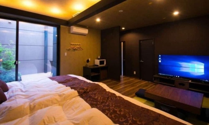 Oita Casa | Twin bed Tatami Onsen outdoor rock bath / Oita Ōita