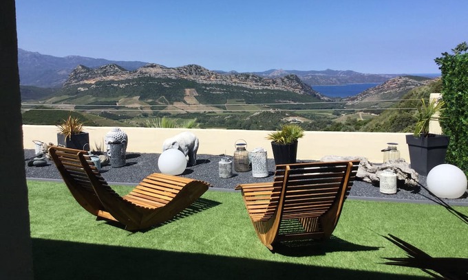 Barbaggio Casa | Beautiful apartment with view over the Bay of St Florent
