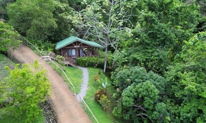 Uvita Cabina | Great views of Ocean and Jungle, Lots of Wildlife, Private Beach Club.....Wi-Fi!