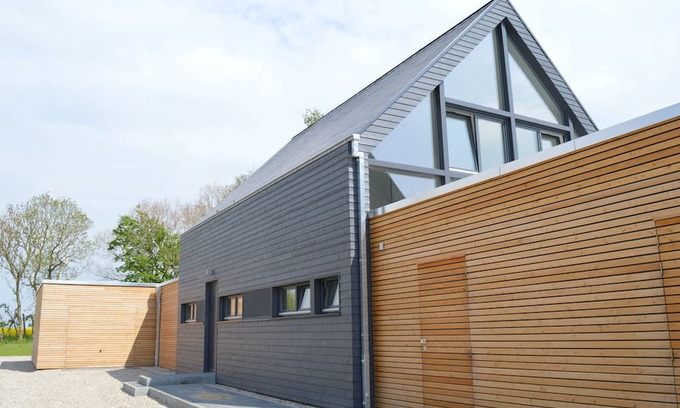 Klausdorf Casa | 190 sqm vacation home, sauna, wood-burning stove, Fehmarn island with Baltic Sea view