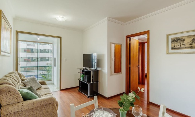 Chacara das Pedras Apartamento | Apart With 2 Bedrooms and Barbecue. Roy0401