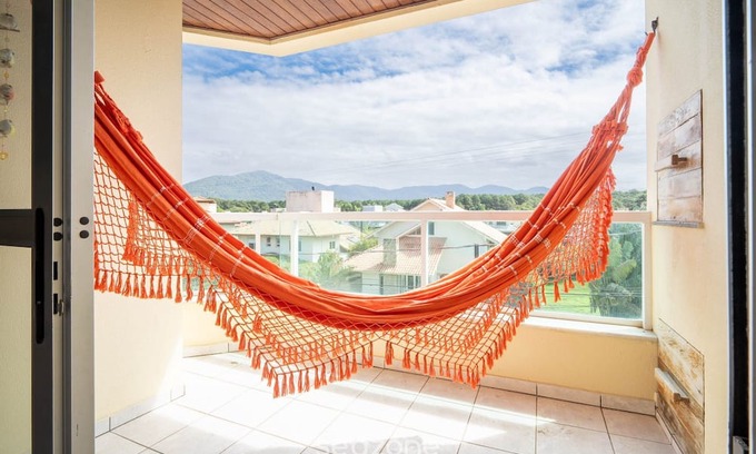 Barra da Lagoa Apartamento | Apt w/Balcony & BBQ 450m From the sea Reh0203