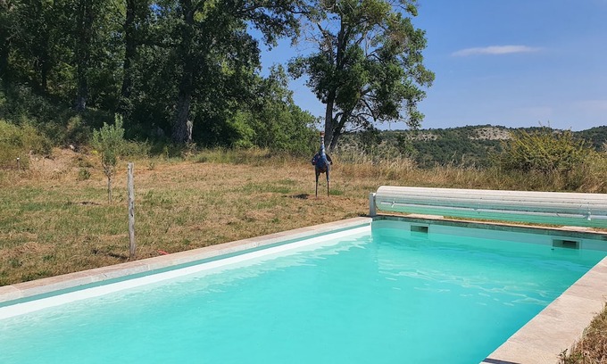 Montfuron Casa | Les Claveaux - Maison de campagne avec piscine