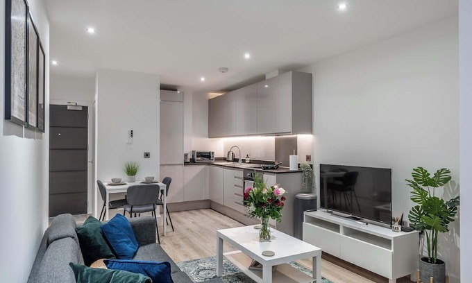 Barnt Green Apartamento | Modern 1 bed apartment in Central Solihull