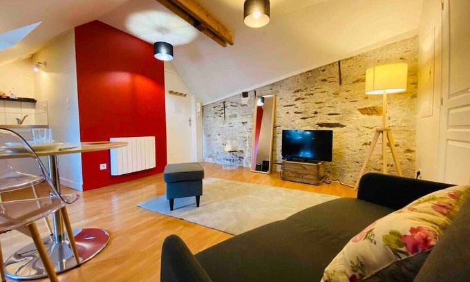 Bouchemaine Apartamento | Apartment-Ensuite with Shower