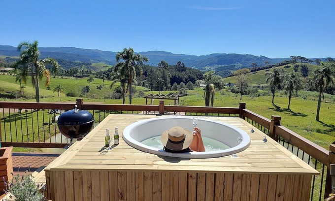 Rancho Queimado Casa | Cabana Pôr-do-Sol - Rancho Queimado/SC