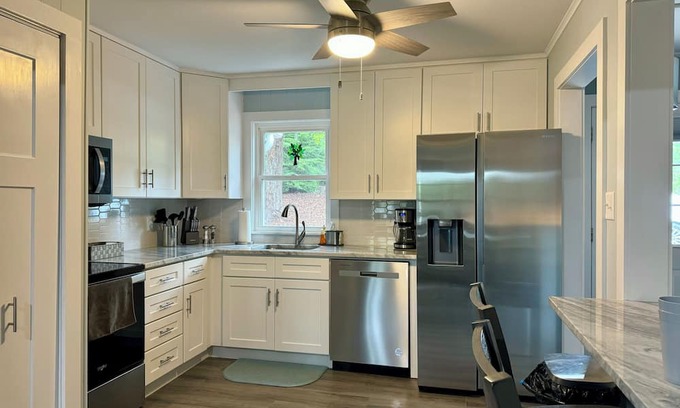 Old Fort Casa | Completely remodeled 2-bedroom home with fire pit. 3 miles from Old Fort.