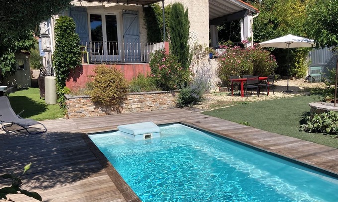Bouc-Bel-Air Casa | Maison Conviviale Proche aix Avec Piscine