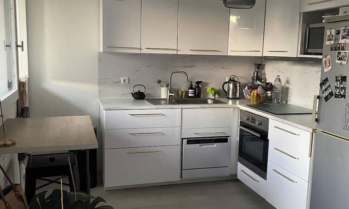Villette Gare Apartamento | Cozy 40 m² with terrace in Lyon