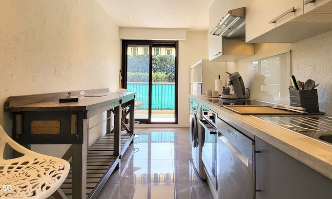 La Napoule Apartamento | 1 Bedroom, 4 Guests, AC, Pool, Parking, Golf,