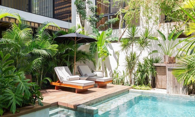 Centro de la ciudad de Tulum Complejo | Seashore Solace 3 Bedrooms | 3 Baths | 6 Guests