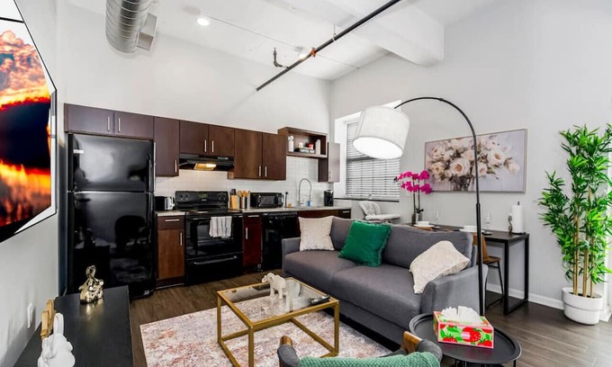 Downtown Kansas City Apartamento | Modern Style in Downtown KC | 1 BD Apt, 2 Queen