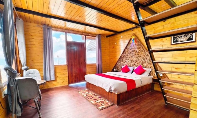 Fagu Cabaña | Family Room with Mountain View - Snowind Cottages