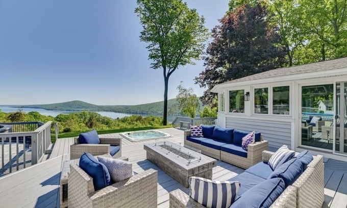 Naples Casa | Happy home vacation rental w/Hot tub and heated pool -Naples, NY