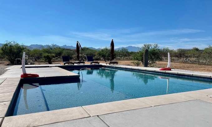 Vail Casa | Private Desert Oasis on 4 Acres with Private Lap Pool & Hot Tub