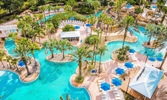 Reunion Casa | Spacious Modern Condo with Foosball Table and Large Rooftop Terrace. Reunion Resort Water Park Access near Disney at Spectrum Resort Orlando by Rentyl - B5 #220