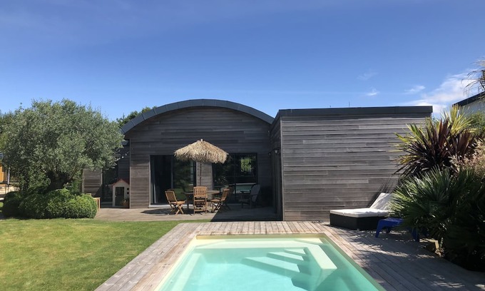 Locquenole Casa | Maison Bord de mer Avec Piscine Chauffée 28° et Spa/jacuzzi 38°